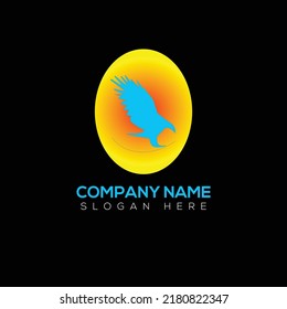 Eagle logo vector illustration design