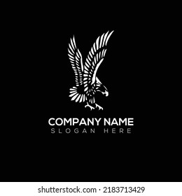 Eagle logo vector illustration design 