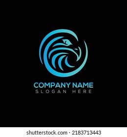 Eagle logo vector illustration design 