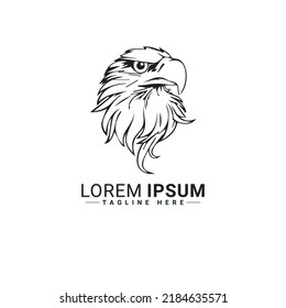 Eagle logo vector illustration design 