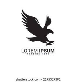 Diseño de ilustraciones vectoriales con logotipo Eagle 