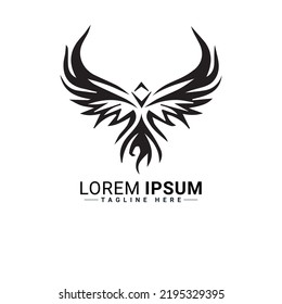 Eagle logo vector illustration design 