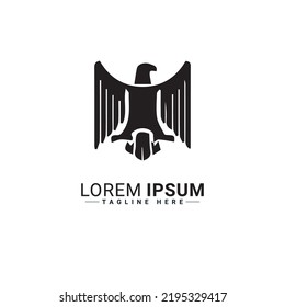 Eagle logo vector illustration design 
