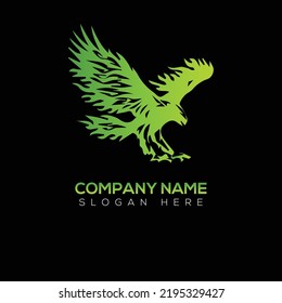 Eagle logo vector illustration design 