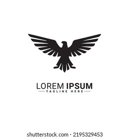 Diseño de ilustraciones vectoriales con logotipo Eagle 
