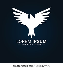 Adler-Logo, Vektorgrafik-Design 