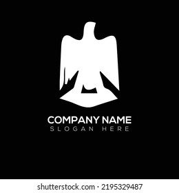 Eagle logo vector illustration design 