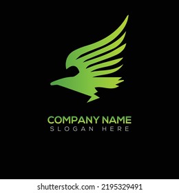 Eagle logo vector illustration design 