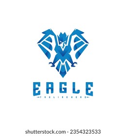 Eagle logo vector illustration design. creative design template