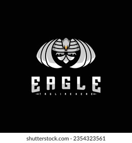 Eagle logo vector illustration design. creative design template
