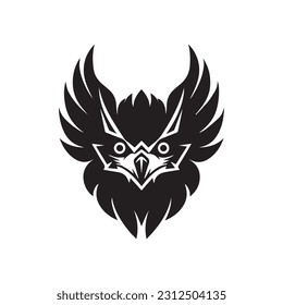 Vector de logotipo de águila, Ilustración de águila, logotipo de mascota de águila, diseño de logotipo de vectores