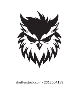 Adler-Logo-Vektorgrafik, Adlerillustration, Adlermaskottlogo, Vektorlogo-Design