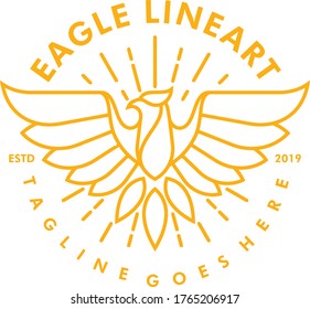 Eagle Logo. Vector Illustration.Eagle  Head.Eagle Vector.
