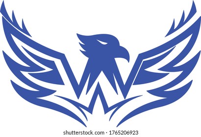 Eagle Logo. Vector Illustration.Eagle  Head.Eagle Vector.