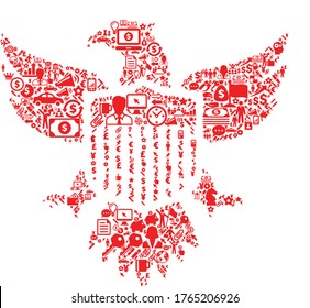 Eagle Logo. Vector Illustration.Eagle  Head.Eagle Vector.