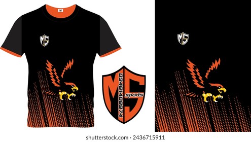 Eagle logo vector jersey sublimation design t shirt vector new design  