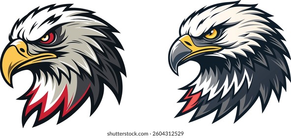 eagle logo vector mascot illustration eps
