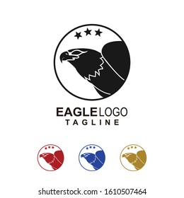 eagle logo vector silhouette design art falcon