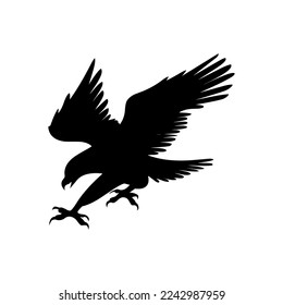 eagle logo vector. eagle silhouette various design models, eagle head icon silhouette is very suitable for use in t-shirts, tattoos, and other design elements.