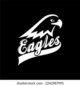 eagle logo vector. eagle silhouette various design models, eagle head icon silhouette is very suitable for use in t-shirts, tattoos, and other design elements.