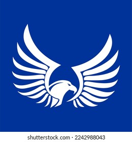 vector del logotipo del águila. silueta de águila varios modelos de diseño, silueta de icono de cabeza de águila es muy adecuada para usar en camisetas, tatuajes y otros elementos de diseño.