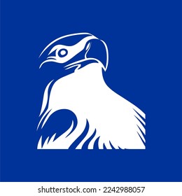 eagle logo vector. eagle silhouette various design models, eagle head icon silhouette is very suitable for use in t-shirts, tattoos, and other design elements.