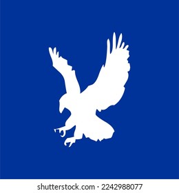 eagle logo vector. eagle silhouette various design models, eagle head icon silhouette is very suitable for use in t-shirts, tattoos, and other design elements.