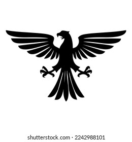 eagle logo vector. eagle silhouette various design models, eagle head icon silhouette is very suitable for use in t-shirts, tattoos, and other design elements.