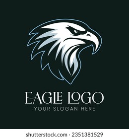 Eagle Logo vector Stock Illustration, Eagle Mascot Logo
