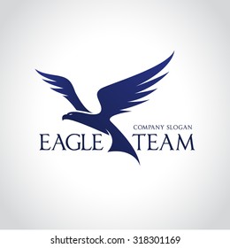 Eagle logo, Vector logo template.