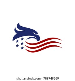 eagle logo vector template