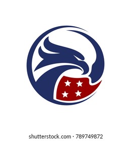 eagle logo vector template