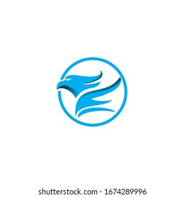 Eagle logo vector template. company logo design.