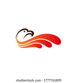 Eagle logo vector template, Falcon wing logo template, Animal logos