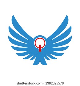 eagle logo vector template illustration