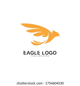 Eagle logo vector template, simbol design, simple and creatif design