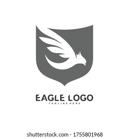 Eagle logo vector template, simbol design, simple and creatif design