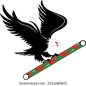 eagle logo and victor design