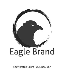 eagle logo with vintage design