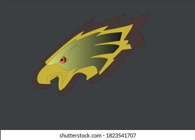 eagle logo wild flying bird