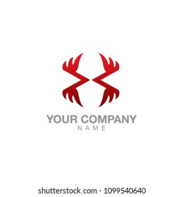 Eagle logo, Wings logo, Vector icon