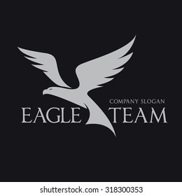 Eagle logo,Eagle team,Vector logo template