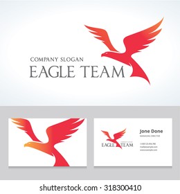 Eagle logo,Eagle team,Vector logo template