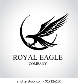 Eagle logo,royal eagle, Animal logo,Animal logo collection,Elements for brand identity,Vector Logo template.