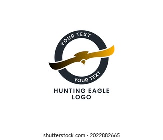 Eagle looking for a target logo is perfect for any industry logo.