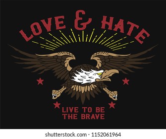 eagle love and hate