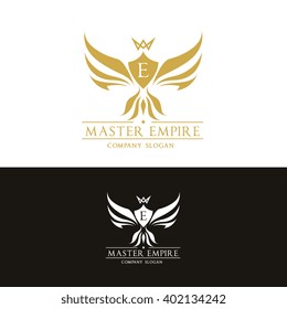 Eagle luxury Hotel Logo Template