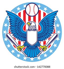 eagle mascot of baseball