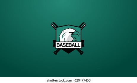 Eagle Mascot for Baseball Team
