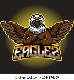 
Eagle mascot for game lovers